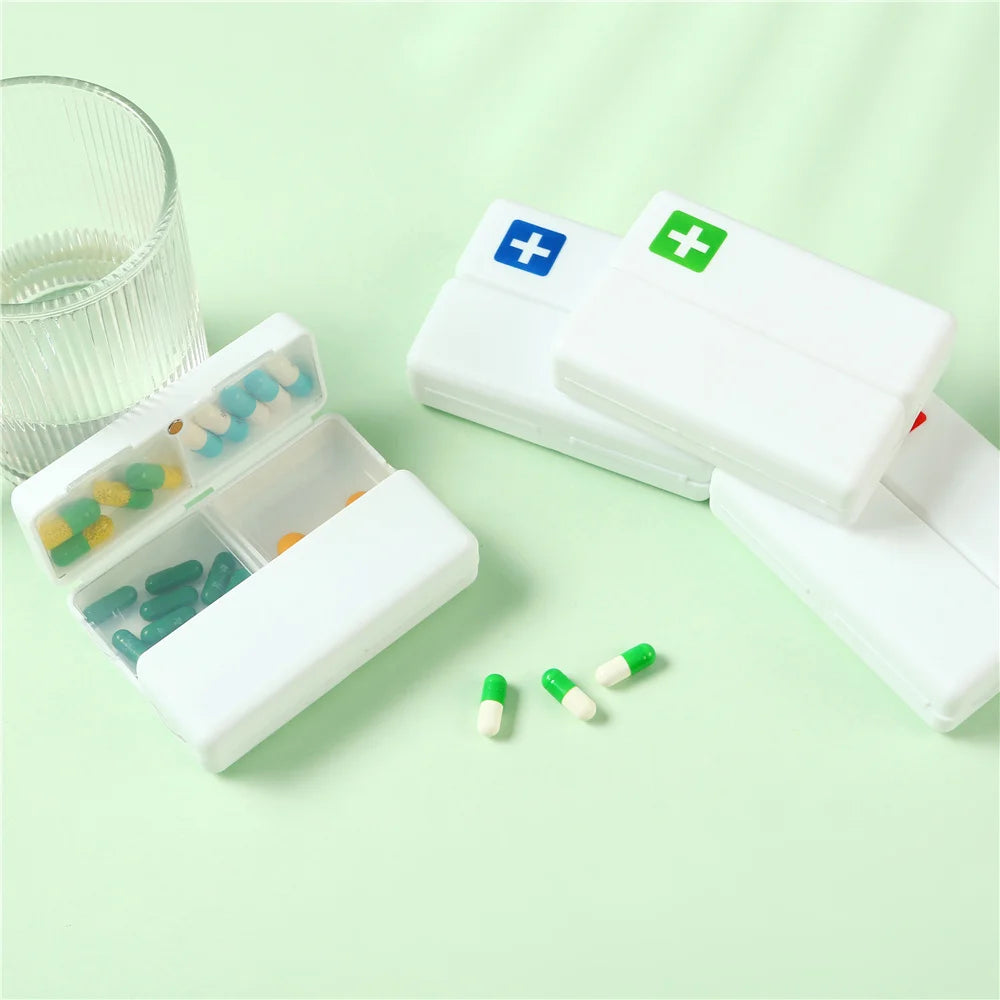 1PC Weekly Pill Box 7 Days Foldable Travel Medicine Holder Pill Box Tablet Storage Case Container Dispenser Organizer Tools