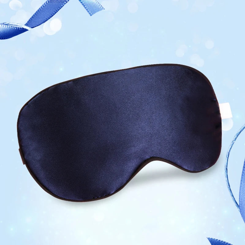 Silk Sleep Mask 100% Light Blocking Travel Nap Lightweight Eyes Night Mask Health Blindfold Sleeping Shield Soft Eye Care Tools
