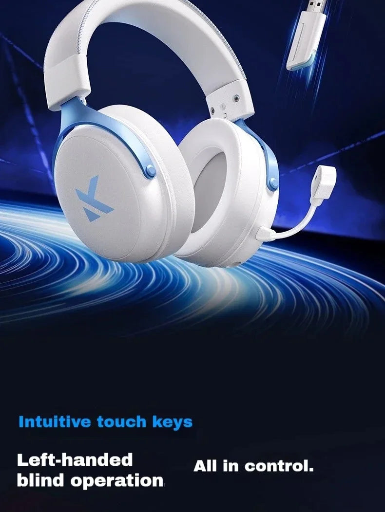 Original MCHOSE V9 PRO Music Esports Gaming Headphones 3-mode Wireless Noise Reduction Mic Customized Head-mounted