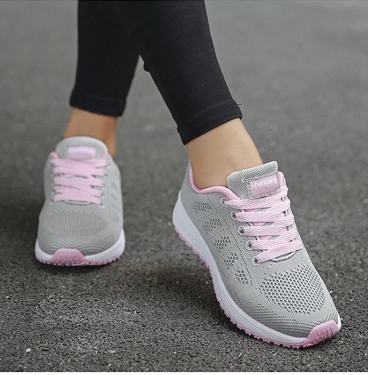Women's Sports Shoes White Sneakers Lightweight Gym Shoes For Woman Spring Summer Sneaker High Quality Shoes Women Casual Tenis