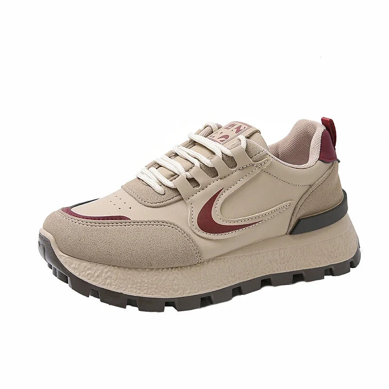 New Fashion Women's Vulcanized Shoes Wear-Resistant Casual Cushioning Sports Shoes Women Low-top Non-Slip Outdoor Running Shoes