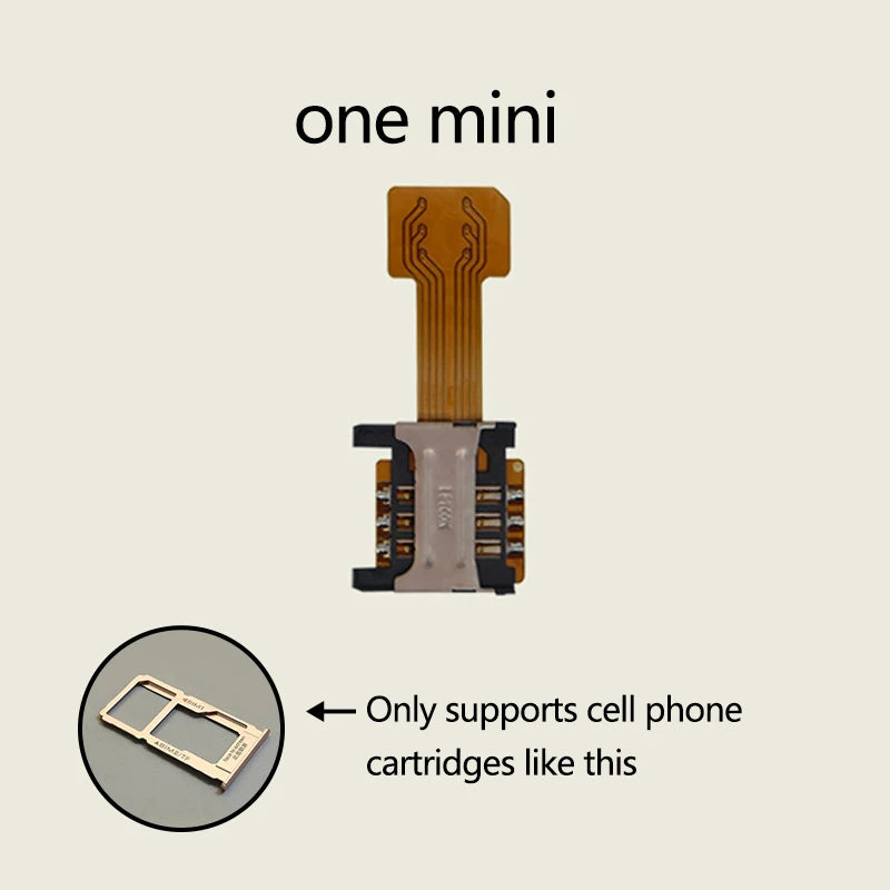 Universal DIY Android Phone TF Dual SIM Card Adapter Nano Cato Hybrid Sim Slot For Micro SD Extender
