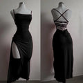 2026 Explosive New Summer Dress High Sensibility Halter Strap Spice Girl Bodycon Hip-Hugging Dress for Party Clubwear