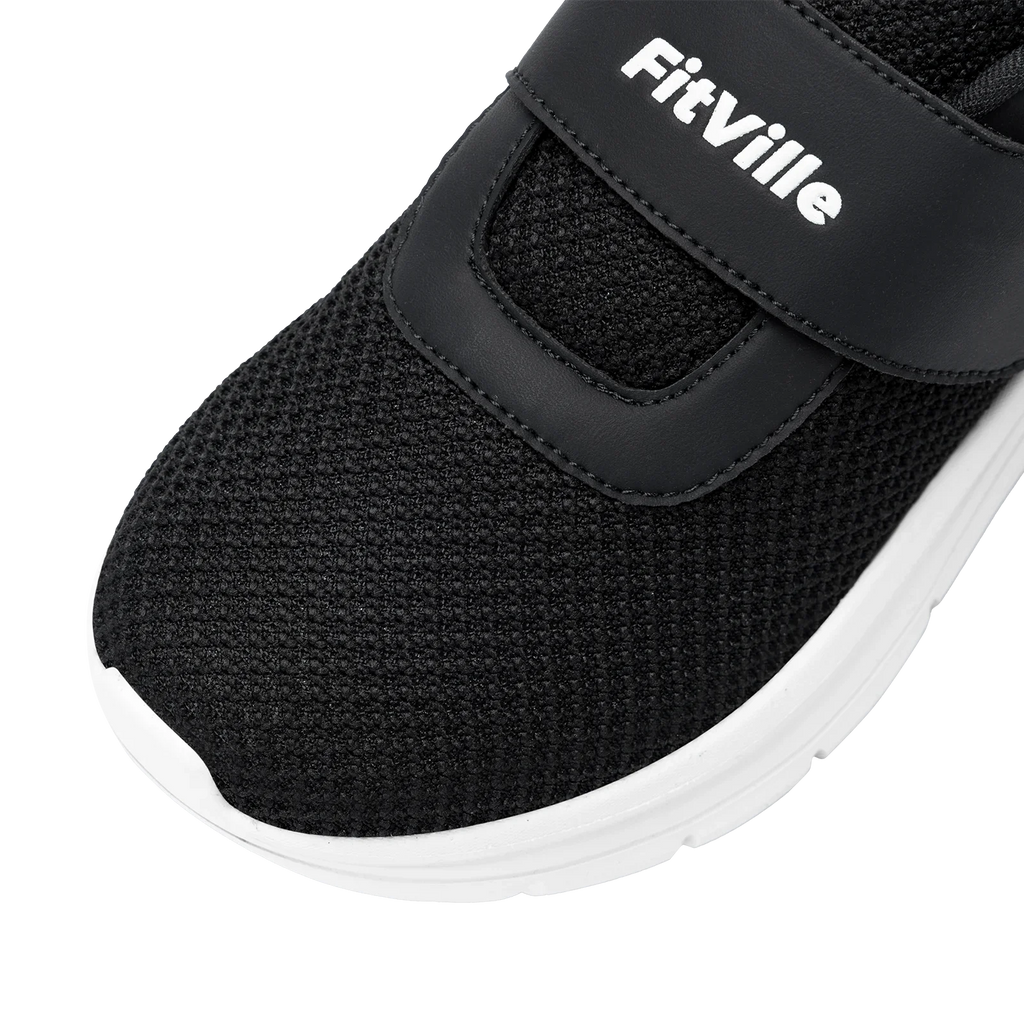 FitVille Women'S Shoes Wide Sneakers Diabetes Shoes Adjustable Strap For Swollen Feet Slip On Walking Lightweight Comfortable