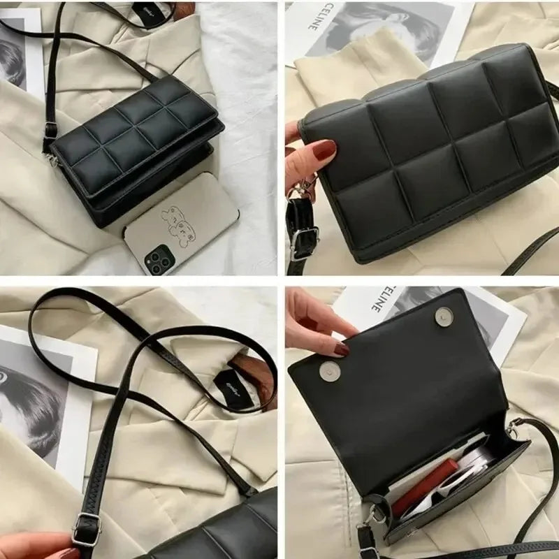 2025 Fashion Brand Designer Women Shoulder Bag Small PU Leather Female Crossbody Bag Trend Classic Handle Handbag Women