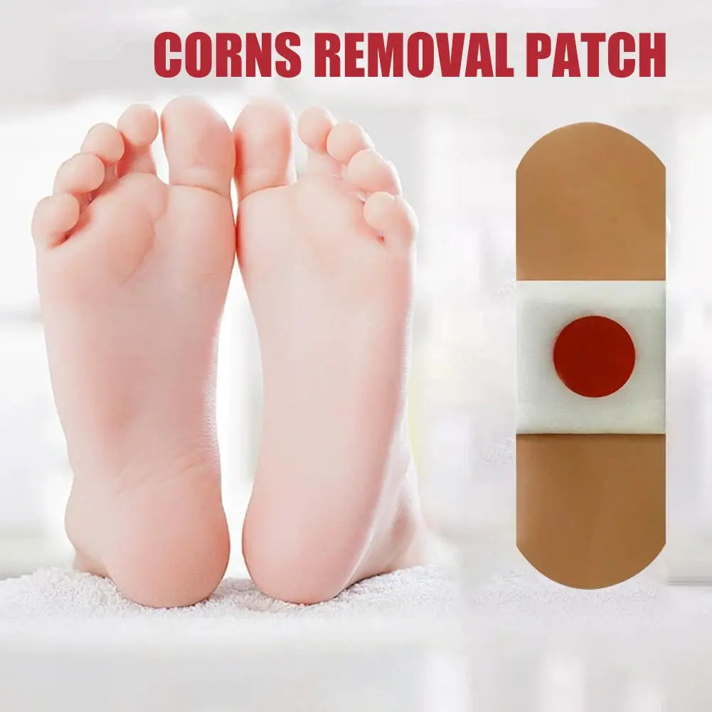 10Pcs Corn Remover Pads for Feet Foot Care Plaster Remove Callus Dead Skin Thorn Treatment Patch