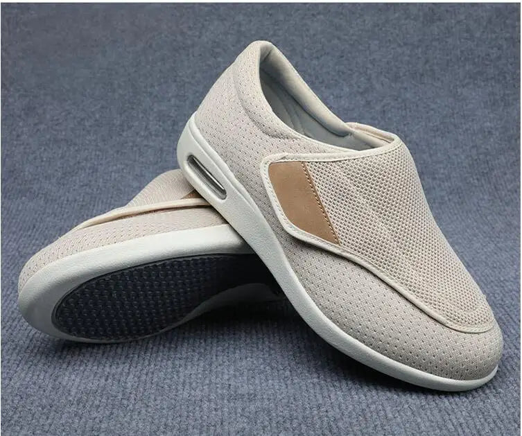 XIHAHA New Casual Orthopedics Wide Feet Swollen Shoes Thumb Eversion Adjusting Soft Comfortable Diabetic Shoe Walking Shoes