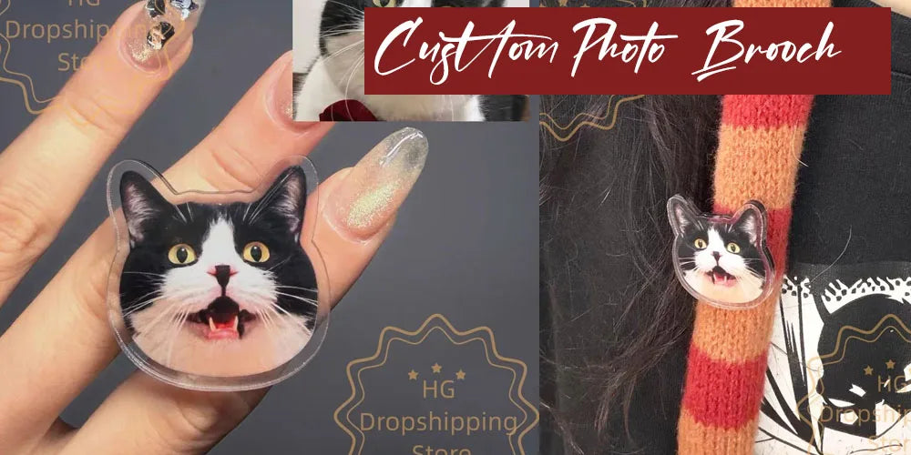 Custom Pet Portrait Bracelet For Women Personalized Dog Photo Stainless Steel Adjustable Pet Owner Lover Bracelet Gift Jewelry