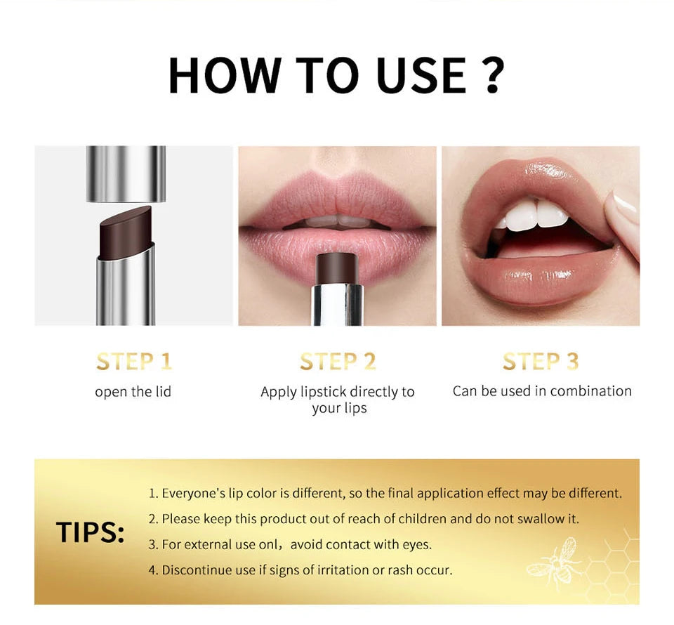 Lakerain Nearly Lipstick Colorless Lip Balm Long Lasting Hygienic Moisturizing Lips Plumper Nourish Makeup Lip Care Cosmetics