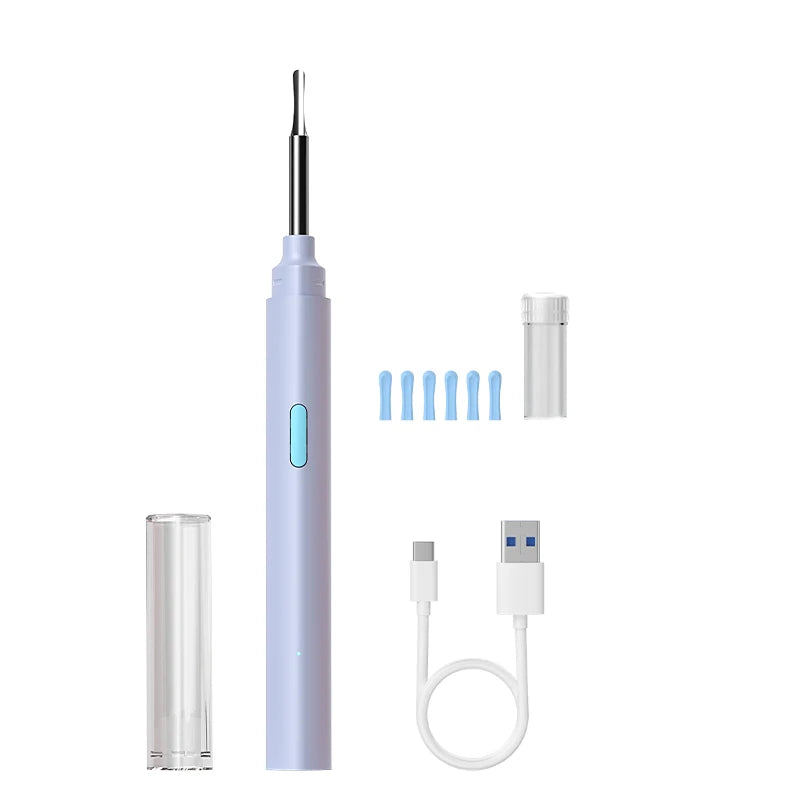 Visual Ear Cleaner Video Ear Camera 4.2mm Ear Picking WIFI Ear Endoscope With 6LEDs Digital Ear Wax Removal Tool Ear Spoon Kit