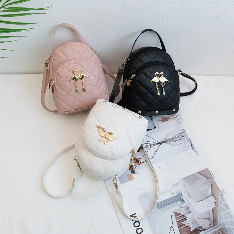 HOMEFISH Women Fashion Backpack Ins New Style Female Handbag Leisure Mini Fashion Women Backpacks Phone Packs MIni Backpack