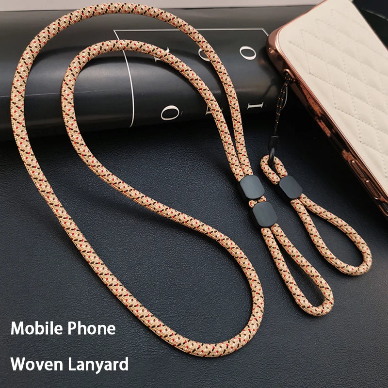 New Lanyard Cell Phone Wrist Hand Strap Cord to Hang the Mobile Rope Smartphone Shoulder Phone Chain Key Strap for IPhone