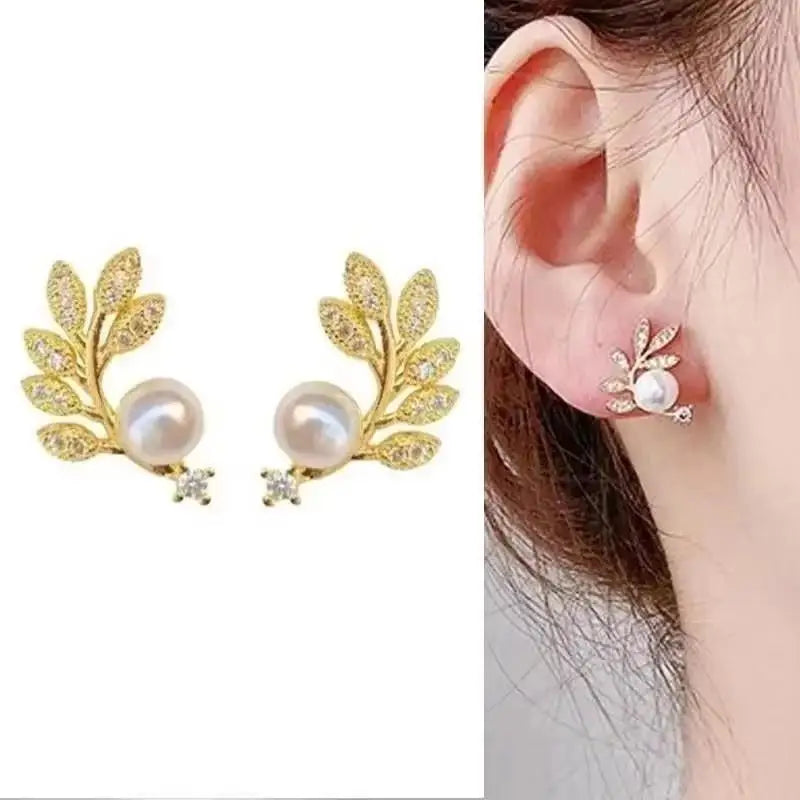 Korean Fashion Zircon Drop Earrings For Women Jewelry 2026 Trending New Luxury Women's Geometric Hoop Earrings Pendientes Gifts