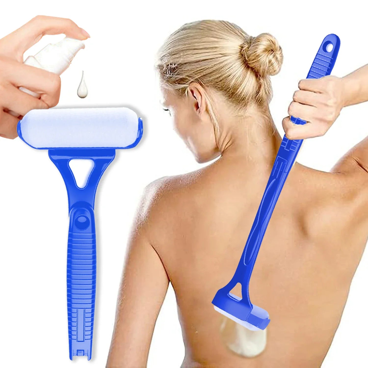 Sun Bath Back Tanning Applicator Foldable Back Applicator Streak Tanner Back Applicator Sunscreen & Tanning Lotion Applicators