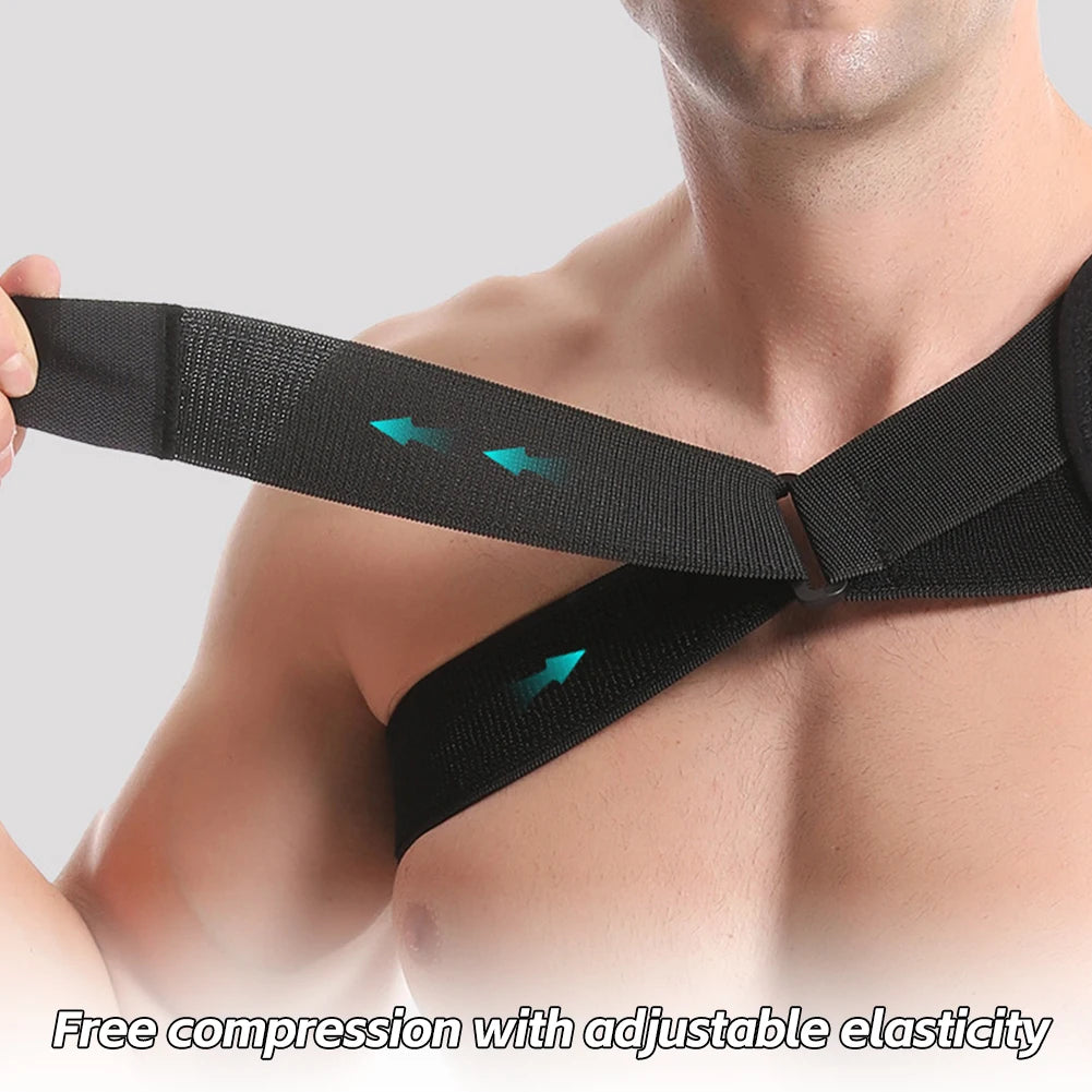 Recovery Shoulder Brace for Men Women,Shoulder Stability Support Brace,Adjustable Fit Sleeve Wrap,Relief for Shoulder Injuries