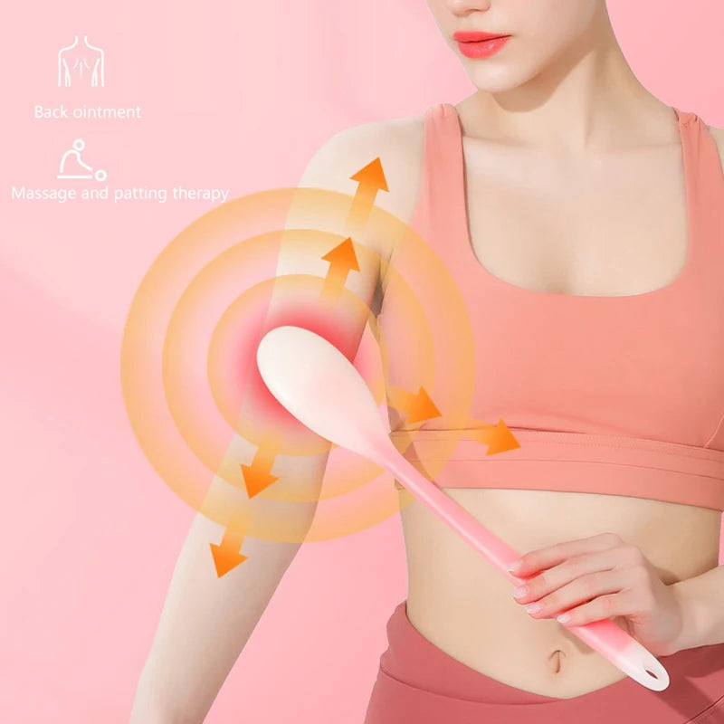 【Multi-Function Lotion Sunscreen Ointment Applicator Silicone Long Handle Body Cleaner Shower Brush Sunscreen Back Applicator】