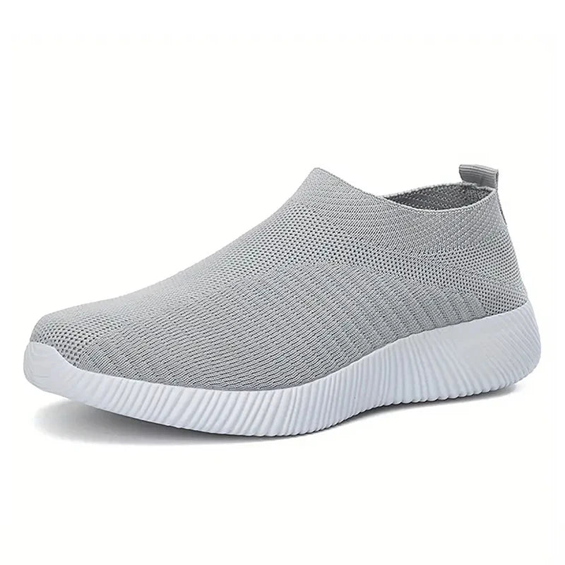 New Pink Women Shoes Soft Sneakers Lightweight And Comfortable Women Slip On Lazy Loafers Walking Shoes For Women Size 36-42