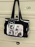 Ballet Girl Has A Large Appetite Itabag Japanese Two-Dimension Single Shoulder Cross Body Goods Bag Gift For Friends