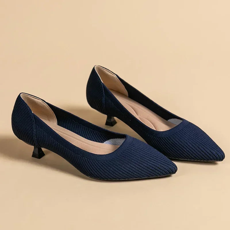 Women's Solid Color Flat Shoes Casual Fashion Breathable Non Slip Rubber Sole Pointed Non-Slip Comfortable Spring and Autumn