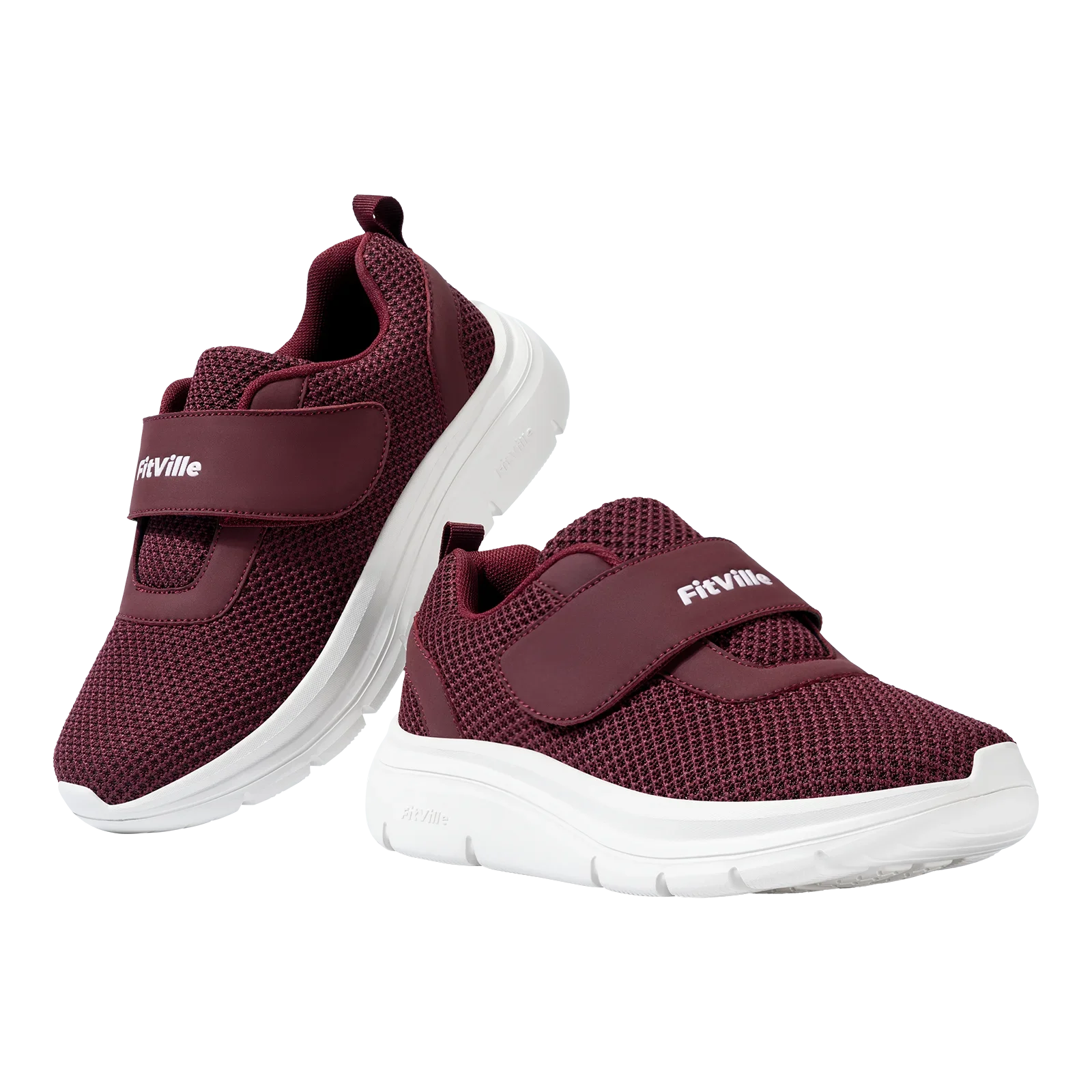 FitVille Women'S Shoes Wide Sneakers Diabetes Shoes Adjustable Strap For Swollen Feet Slip On Walking Lightweight Comfortable