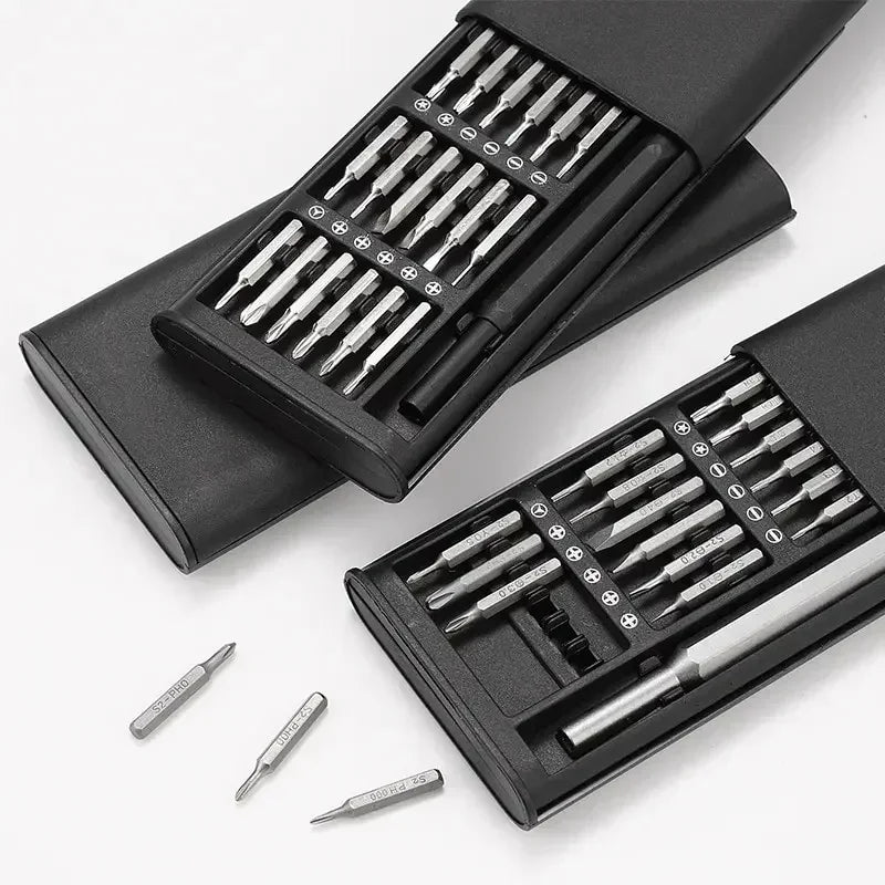 25 In 1 With 24 Piece Magnetic Precision Screwdriver Set Mini Pocket Screwdriver Set, Small Repair Set For Mobile Phone/PC/Came
