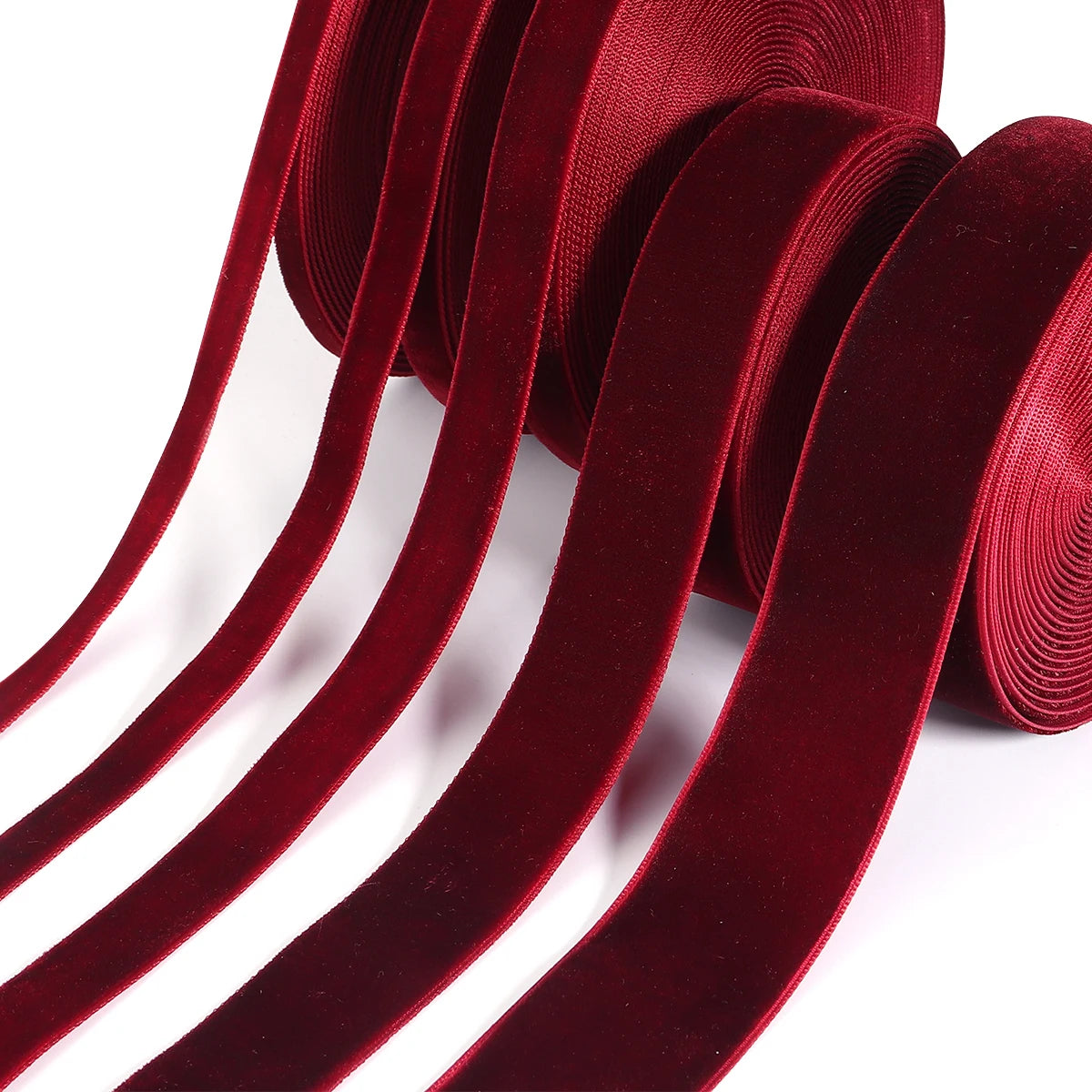 5-10yards 6/10/15/25/32/38mm Velvet Ribbon Gift Flower Packaging Bow Handmade DIY Christmas Decoration Clothing Sewing Accessory