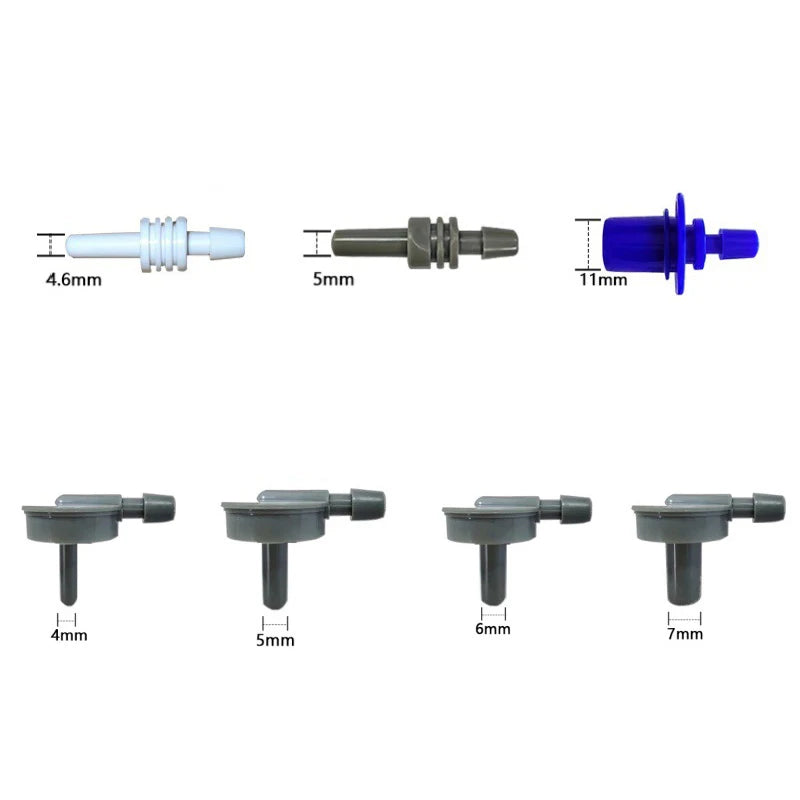 Multiple Sizes 4mm 4.6mm 5mm 6mm 7mm 11mm Upper Arm Electronic Blood Pressure Monitor Cuff Adapter Cuffs Connector