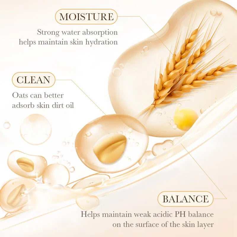 Rice Pulp Body Shower Gel 500ml, Hypoallergenic and Moisturizing, Refreshing and Oil-Controlling, with a Long-Lasting Light Fragrance, Suitable for All Light Beige and Sensitive Skin, Easily Removes Oil and Dirt, Provides Dai
