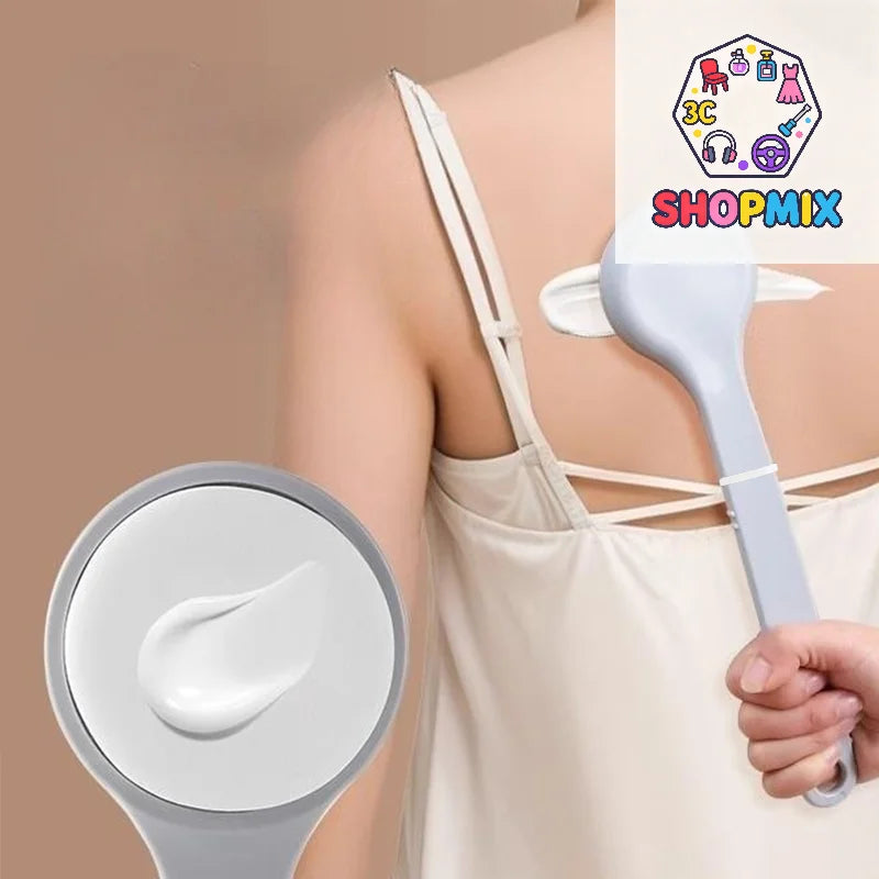1Pcs Multi-Function Lotion Sunscreen Ointment Applicator Long Handle Body Cleaner Shower Brush Sunscreen Back Applicator