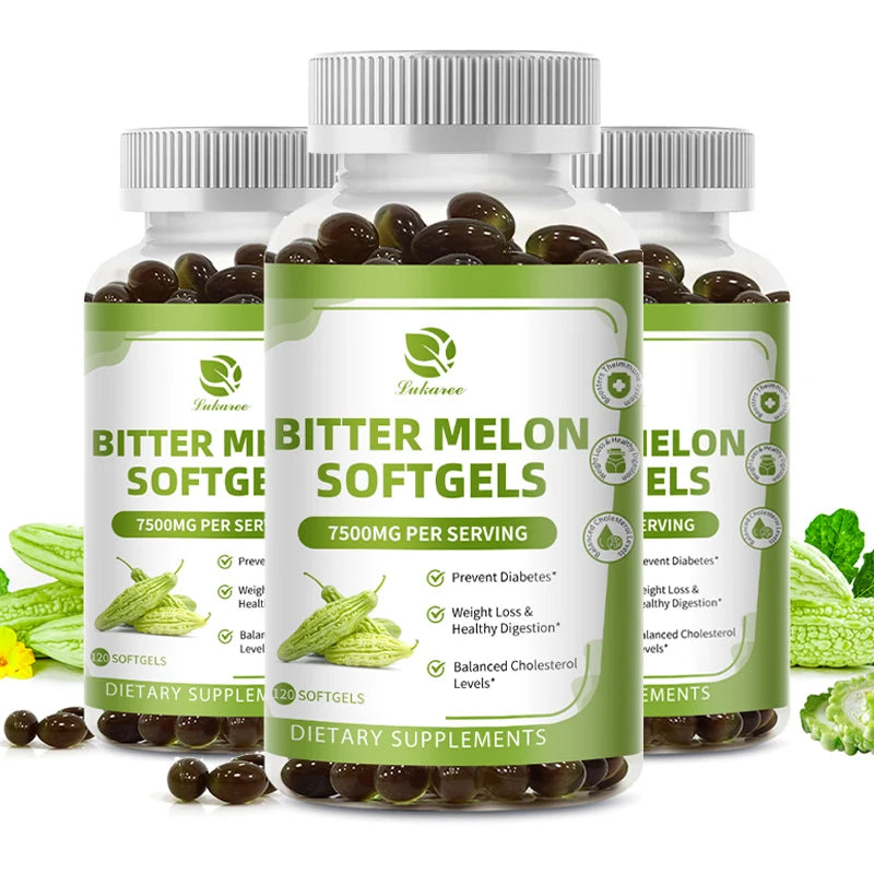 Lukaree 300mg Bitter Melon Extract Capsule for Heart, Blood Sugar and Cholesterol Health