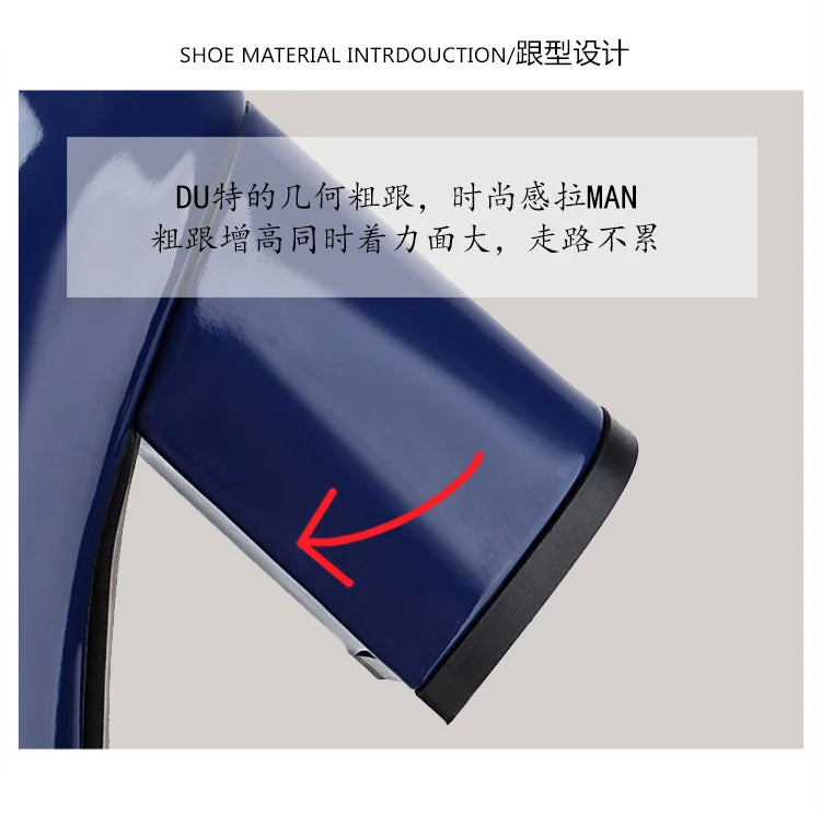 Pu High Heels Square Heel MARY JANES Square Toe Casual 2024 High Quality Ladies Shoes Buckle Strap Solid Fashion Pumps