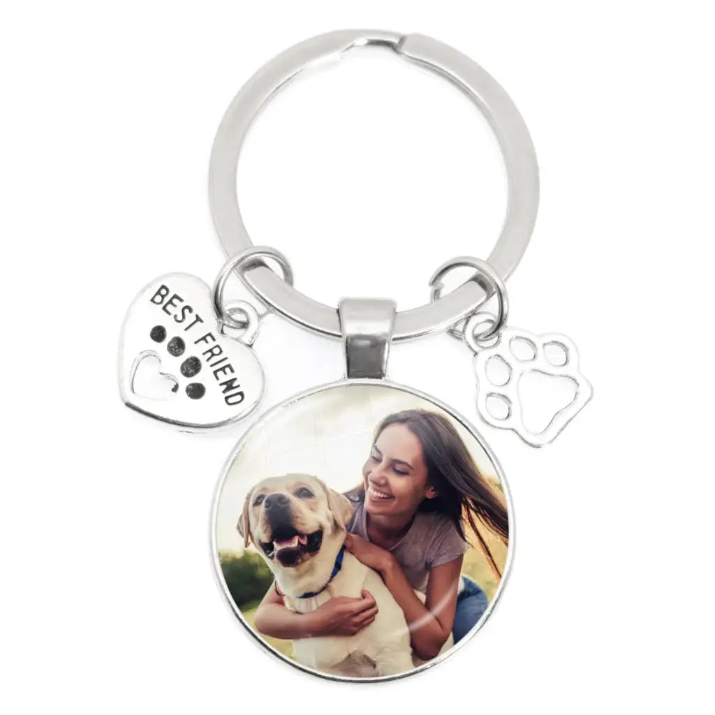Personalized Custom Keychain Photo Mum Dad Baby Children Grandpa Parents Custom Designed Photo Gift For Family Anniversary Gift