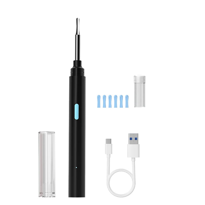 Visual Ear Cleaner Video Ear Camera 4.2mm Ear Picking WIFI Ear Endoscope With 6LEDs Digital Ear Wax Removal Tool Ear Spoon Kit