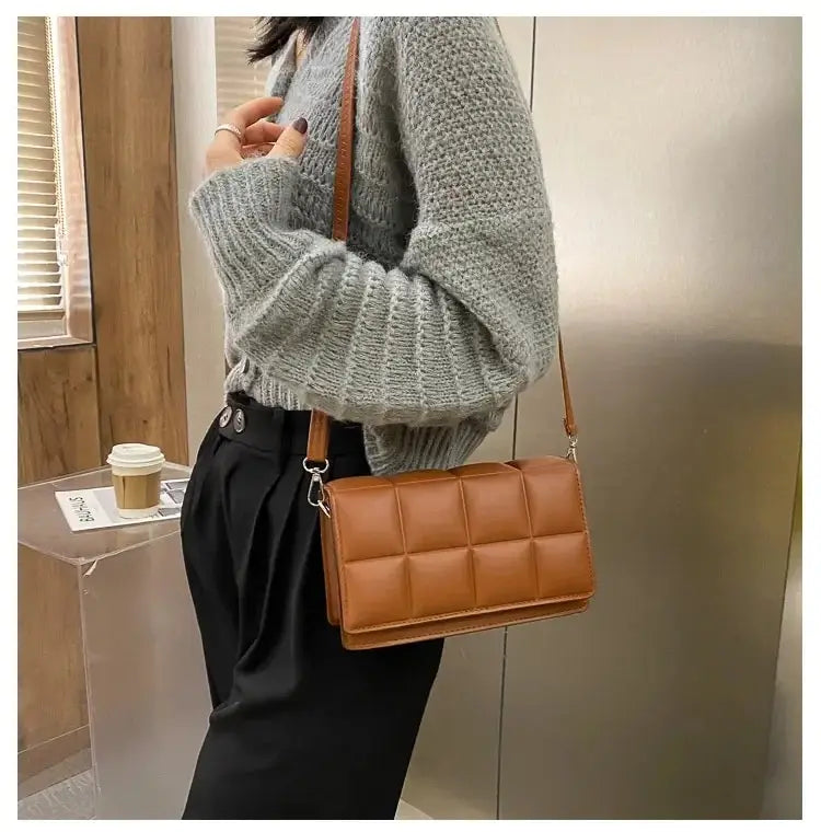 2025 Fashion Brand Designer Women Shoulder Bag Small PU Leather Female Crossbody Bag Trend Classic Handle Handbag Women