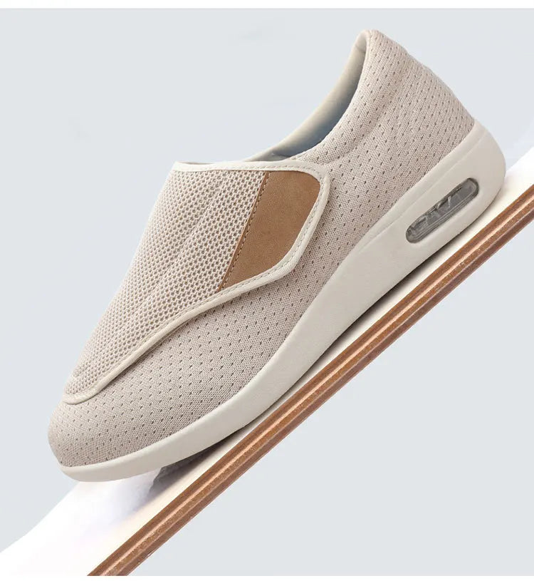 XIHAHA New Casual Orthopedics Wide Feet Swollen Shoes Thumb Eversion Adjusting Soft Comfortable Diabetic Shoe Walking Shoes
