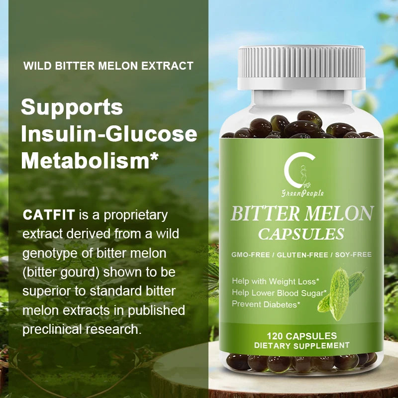 Lukaree 300mg Bitter Melon Extract Capsule for Heart, Blood Sugar and Cholesterol Health