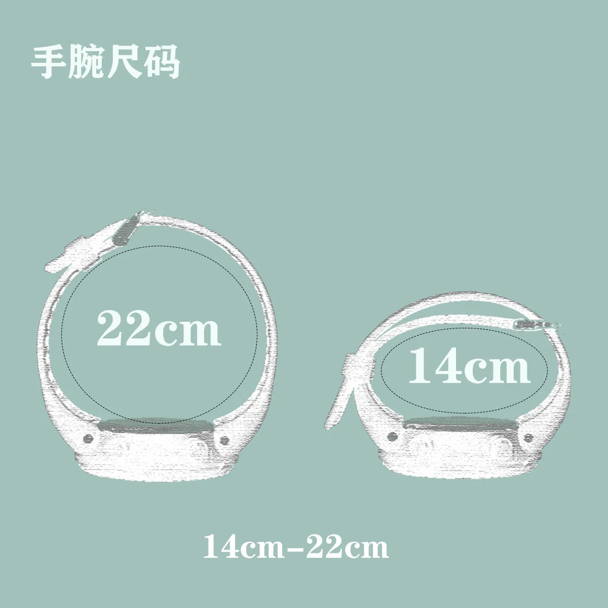 Sports Electronic Watch Waterproof Matcha Green Men and Women Square Student White LED Watch