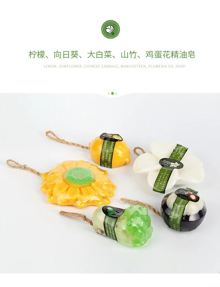 Thailand Fruit Essential Oil Children's Bath Soap Fruit Imitation Soap Mango Sunflower Banana Vegetable Soap
