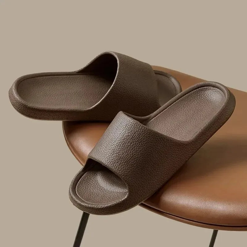 Super Soft Sole Eva Slippers Summer Women Thick Soles Non-slip Home Indoor Outdoor Couple Slippers Bath Flip Flops