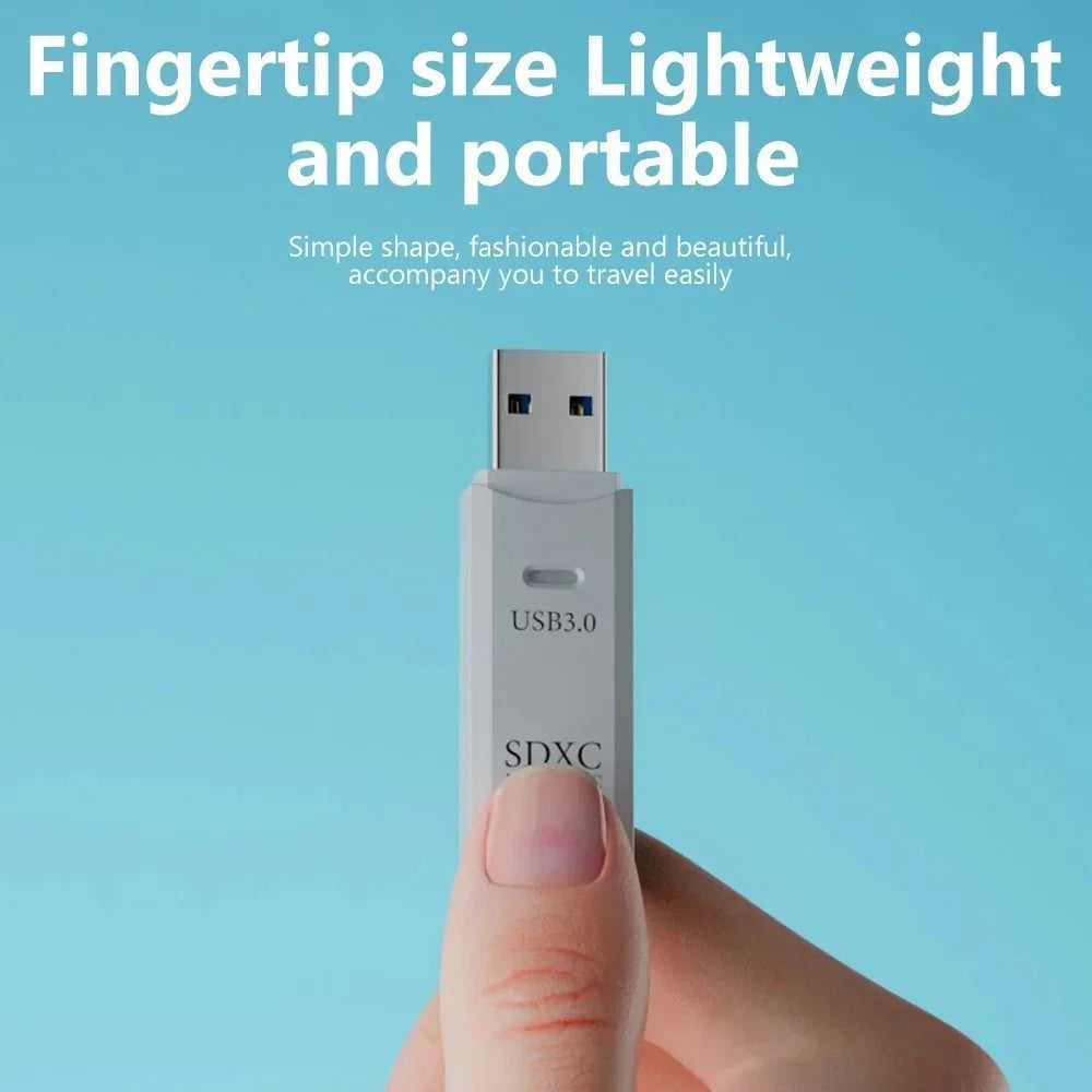 2 in 1 USB 3.0 Card Reader High Speed SD TF Memory Card Adapter for PC Laptop Computer Camera Tablet Accessories