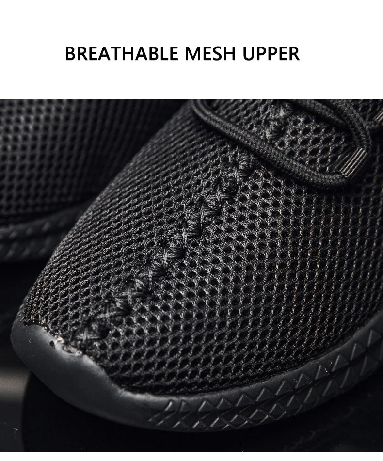 Summer Mesh Men Shoes Breathable Mens Sneakers Trendy Lightweight Walking Big Size Man Tenis Shoes Zapatillas Hombre