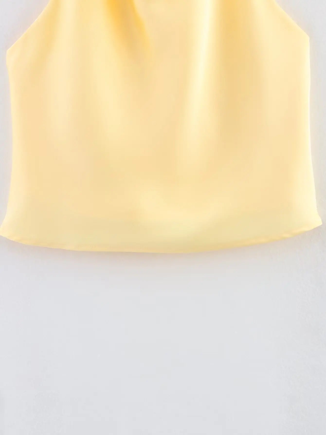 TFMLN 2025 Women Sexy Halter Top Spring Summer Sexy Backless High Street Waistcoat Female Fashion Solid Elegant Halter Neck Tops