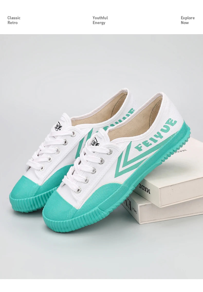 DaFu Flying Men's Athletic Shoes Long Distance Running Jump Far Field Event Canvas Sports Shoes Couple's Loafers Black Sneakers