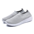 Women Vulcanized Shoes High Quality Women Sneakers Slip On Flats Shoes Women Loafers Plus Size 43 Walking Flat