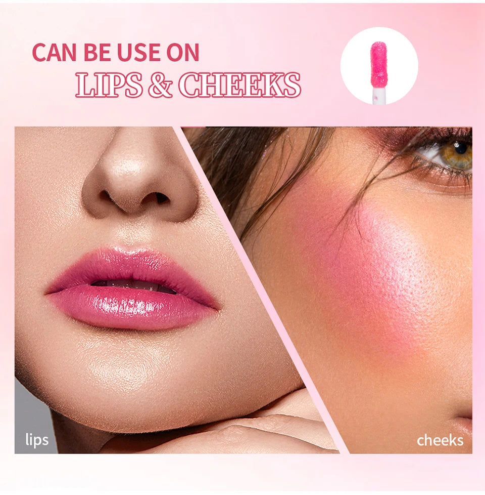Pink Lip Serum Moisturizing Fresh Effective Reduce Pigmentation Exfoliating Plumper Sexy Care Cosmetics