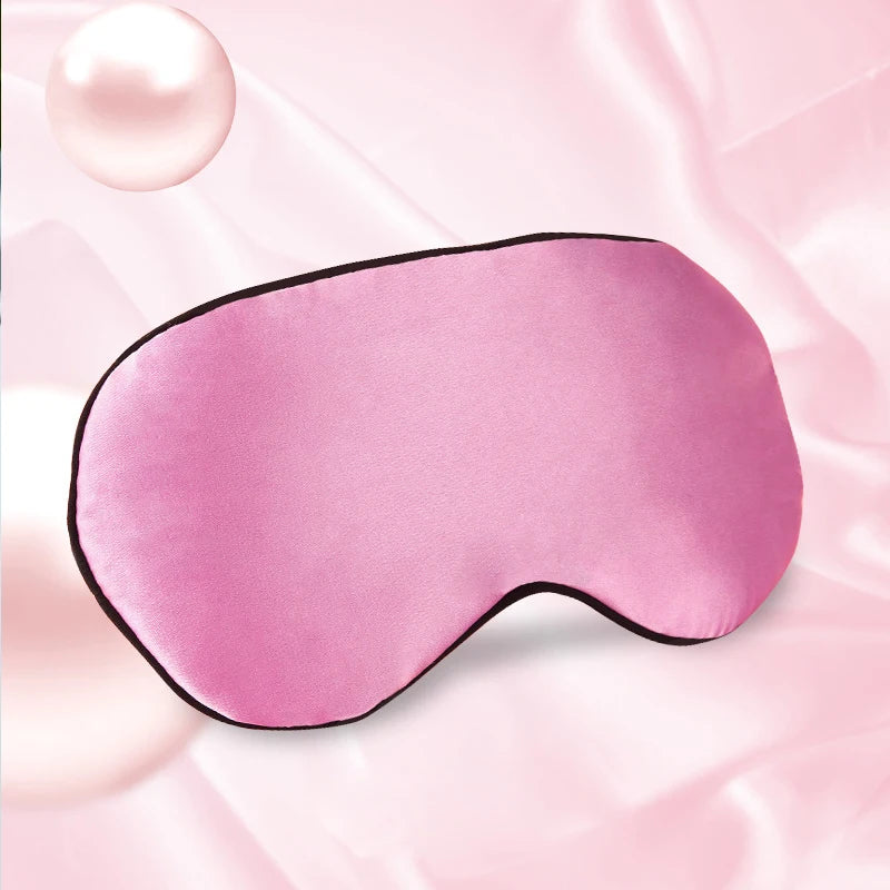 Silk Sleep Mask 100% Light Blocking Travel Nap Lightweight Eyes Night Mask Health Blindfold Sleeping Shield Soft Eye Care Tools