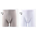 Men's Plus-Size Loose-Fit 100 Cotton Boxer Briefs