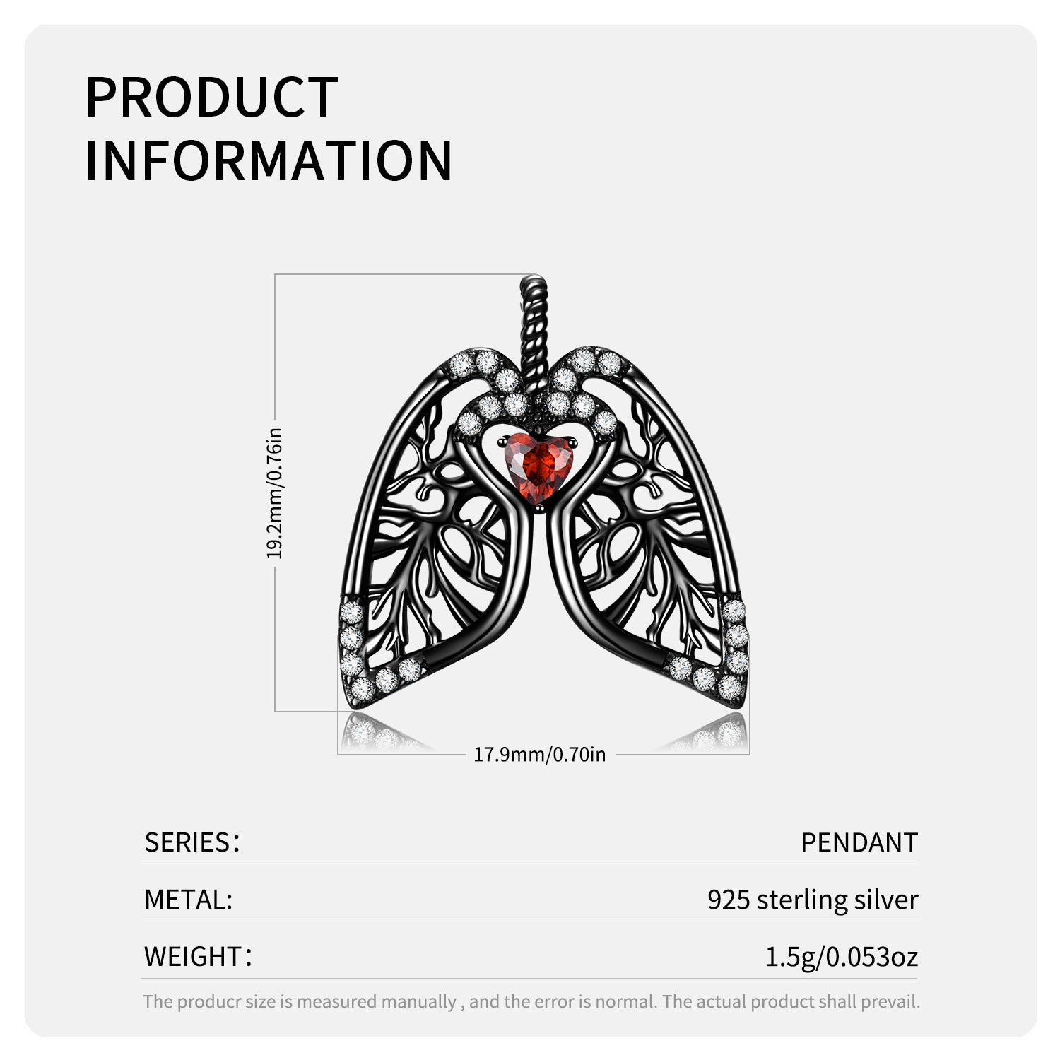 Creative Simple Black Lung Versatile Ins Style S925 Silver Plated Black Gold Diy Necklace For Men And Women