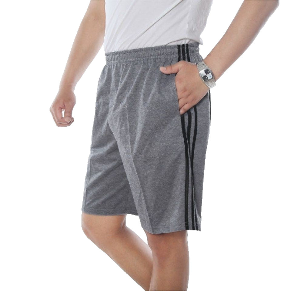 Men's Sporty Casual Shorts Patchwork Cropped Trousers