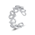 Fashion Sweet Love Heart-shaped Ring